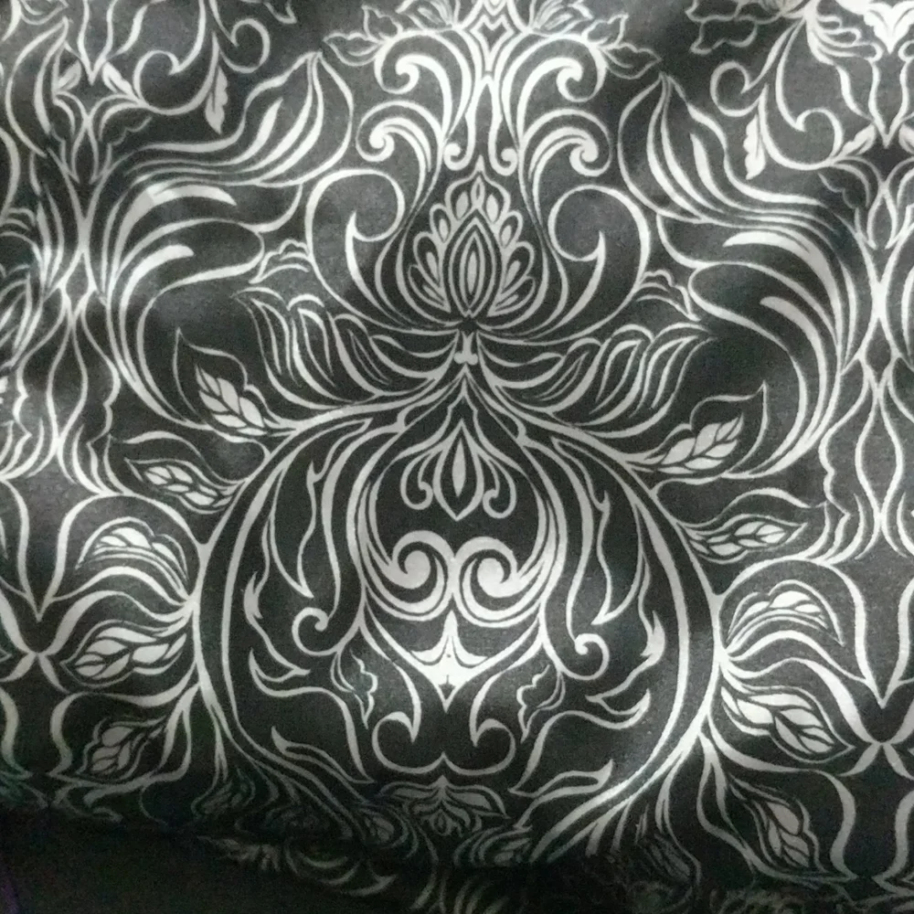 Jones Wear Dress Black Silver Swirl Mini Dress - size 16 - NWT